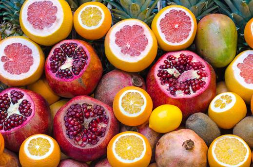 citrus fruit diet and skin
